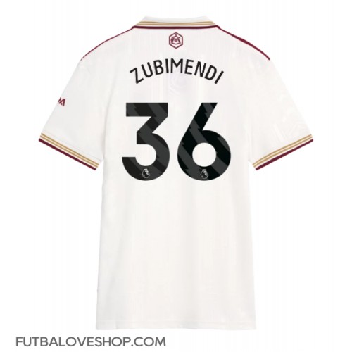 Dres Arsenal Martin Zubimendi #36 Tretina pre Ženy 2025-26 Krátky Rukáv